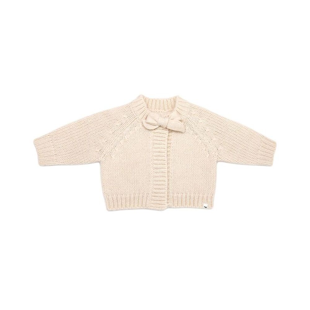 Oh Baby! Girls  Scandi Bow Cardigan